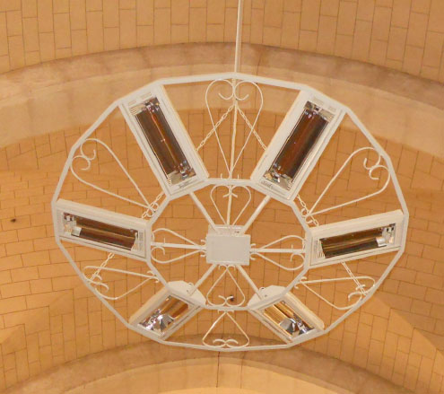 Lustre Electrique HELIOSA44V15-1217 avec volutes