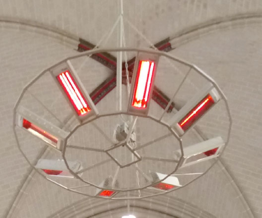 Lustre Electrique HELIOSA44V15-1217 sans volutes