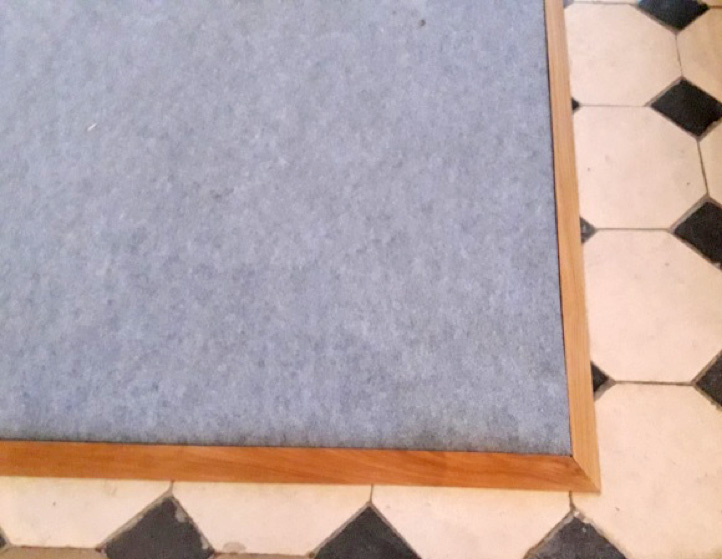 Moquette chauffante details