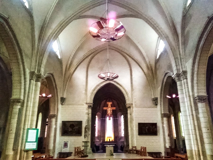 Chauffage rayonnant église St-Thomas - La Flèche. Photo CGV