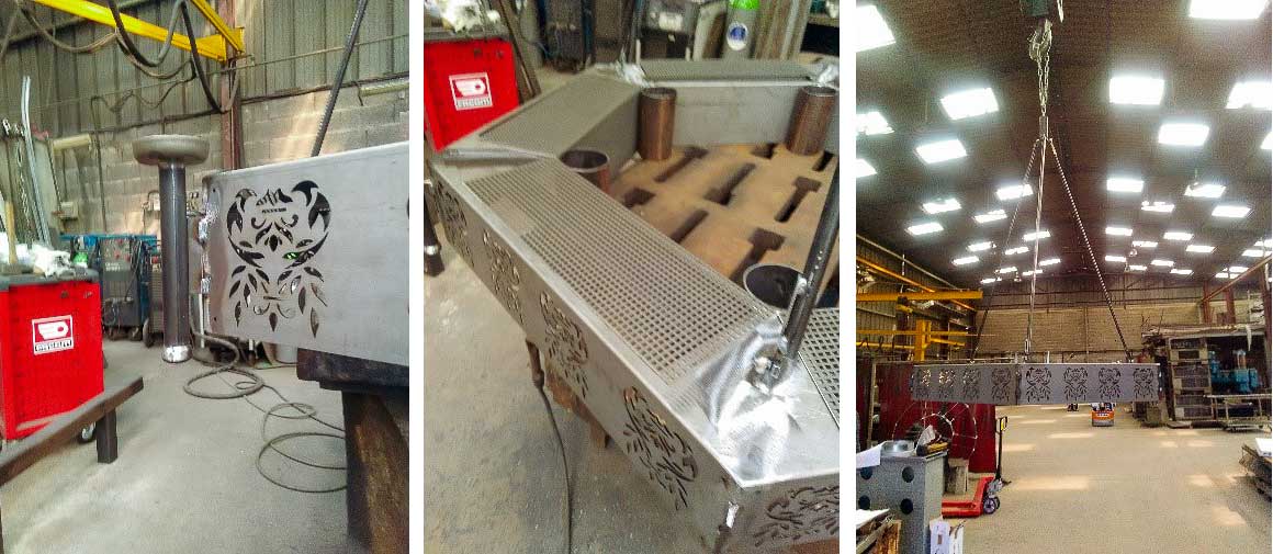 Fabrication lustre chauffant éclairant sur mesure