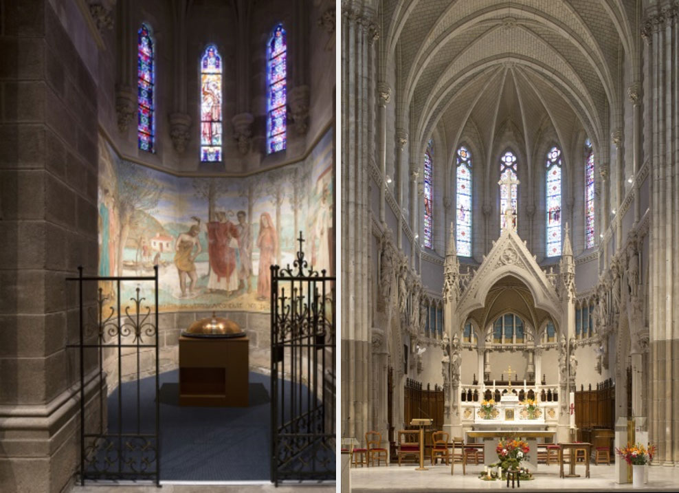 Réfection des installations électriques de l'Eglise Saint Martin à Vertou