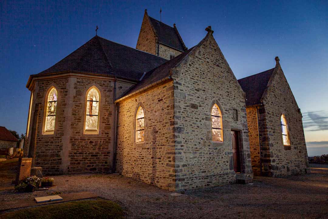 Mise en valeur de l'Eglise Saint-Martin de Monthuchon