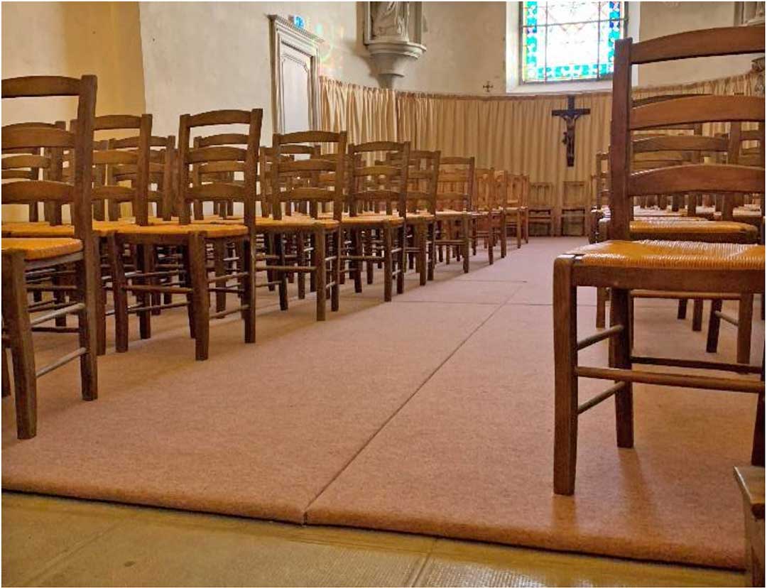 Tout sur le chauffage d’église 13 Moquette Chauffante Ilotherm