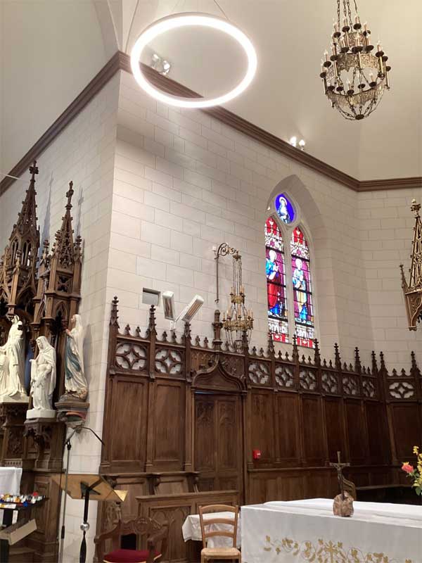 Eclairage d'église