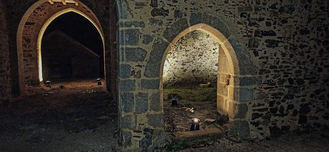 Eclairage de mise en valeur du château la touche
