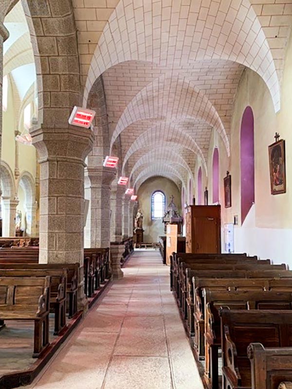 Chauffage église Notre-dame de L'Hermitage