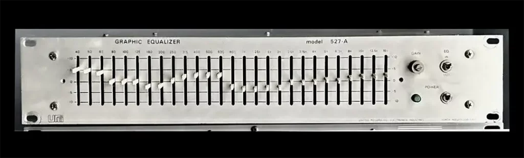 UREI Model 527A - Un des égaliseurs iconiques des années 80