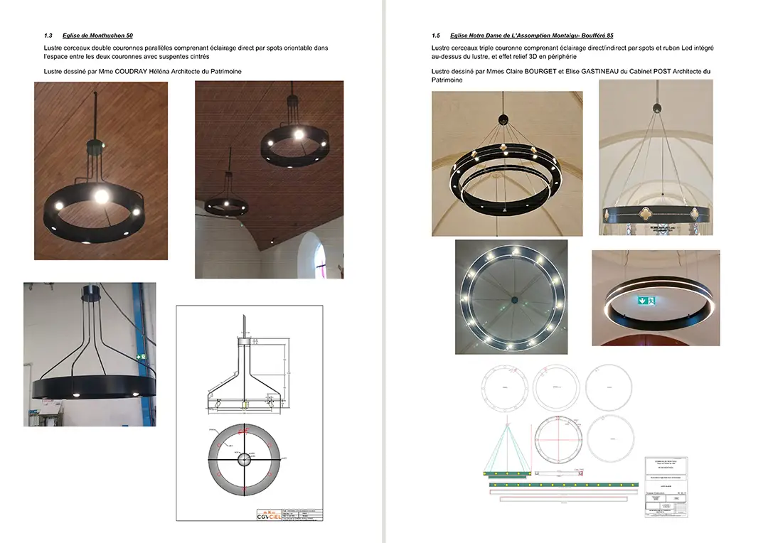 Catalogues lustres et radiants